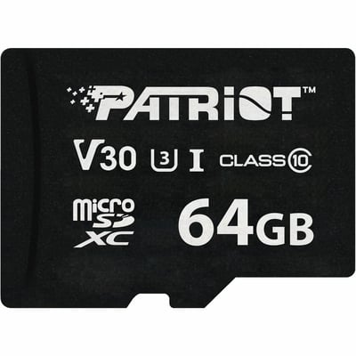 PATRIOT VX SERIES 64GB MICRO SDXC V30 W/O ADAPTER