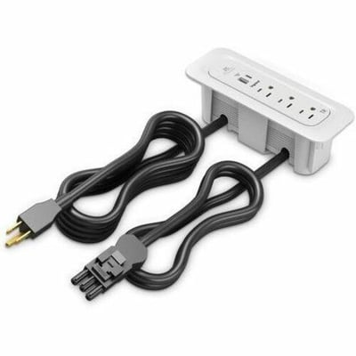 Wiremold ModPower Series - Primary Unit In Surface - 10ft Cord - White