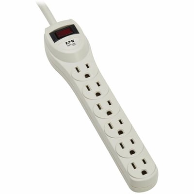 Tripp Lite by Eaton Waber Power Strip 6-Outlet Industrial 5-15R 5-15P 4ft Cord 120V