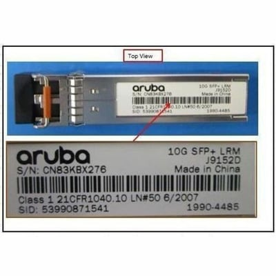 HPE ARUBA SFP+ TRANSCEIVER MODULE 10 GIGE