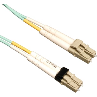 Eaton Tripp Lite Series 10Gb Duplex Multimode 50/125 OM3 LSZH Fiber Patch Cable (Mini-LC / LC) - Aqua, 3M (10 ft.)