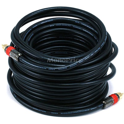 COAXIAL AUDIO/VIDEO RCA CL2 RATED 50FT