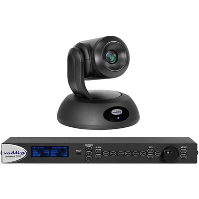Vaddio RoboSHOT Elite Series 30E QCCU Conference Camera System - Includes PTZ Camera - Black