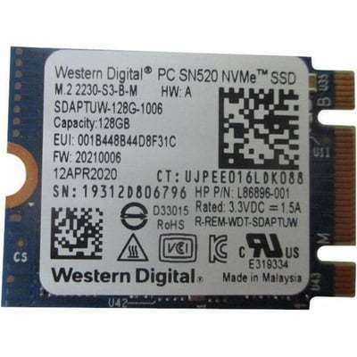 HPI SOURCING - NEW 128 GB Solid State Drive - M.2 2230 Internal - PCI Express (PCI Express 3.0 x4)