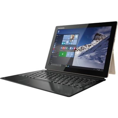 Lenovo IdeaPad Miix 700-12ISK 80QL0004US 12" Touchscreen Detachable 2 in 1 Notebook - Intel Core M 6th Gen m3-6Y30 - 4 GB - 64 GB SSD - Golden