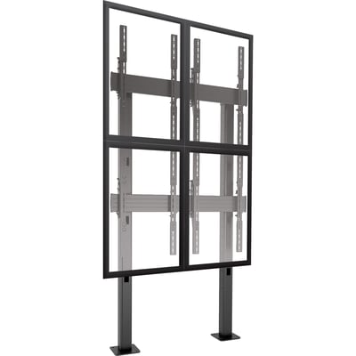 Chief FUSION 2 x 2 Portrait Micro-Adjustable Large Bolt-Down Freestanding Video Wall