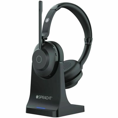 BLUES DUAL EAR BT HEADSET CHARGING BASE INCLUDED