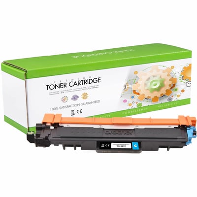 Static Control Remanufactured Laser Toner Cartridge - Alternative for Brother (TN-227C) - Cyan Pack
