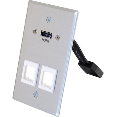 SG HDMI 2 KEYSTONES ALUMINUM