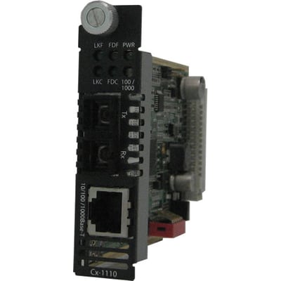 Perle CM-1110-M2SC05 Gigabit Ethernet Media Converter