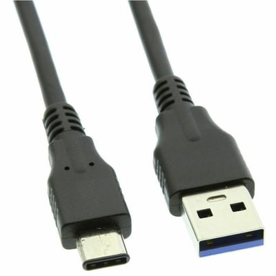 USB A TO USB C 1FT 5GBPS CABLE USB 3.0 CHARGE AND DATA M/M CABLE