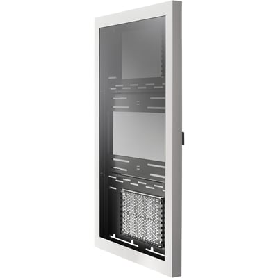 Chief Impact 55 Inch On-Wall Kiosk - Portrait Orientation - White