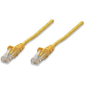 Intellinet Network Solutions Cat5e UTP Network Patch Cable, 25 ft (7.5 m), Yellow