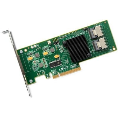 LSI LOGIC 6GB 8-PORT INTERNAL PCI EXPRESS X8 SAS RAID CONTROLLER