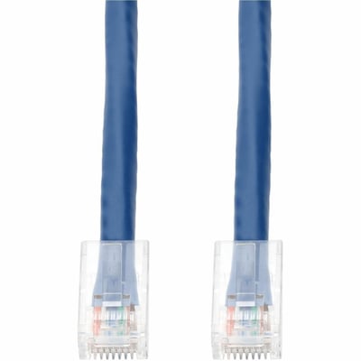 AddOn 8in Blue CAT 6 PVC Ethernet Cable Non-Booted RJ-45 M/M