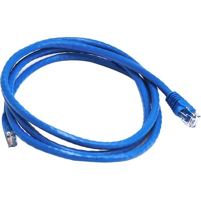 CAT6 24AWG UTP ETHERNET NETWORK PATCH CABLE, 5FT BLUE