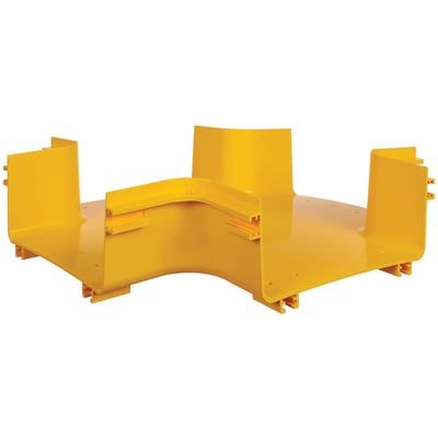Eaton Tripp Lite Series Toolless Horizontal 4-Way Junction for Fiber Routing System, 240 mm (10 in.)
