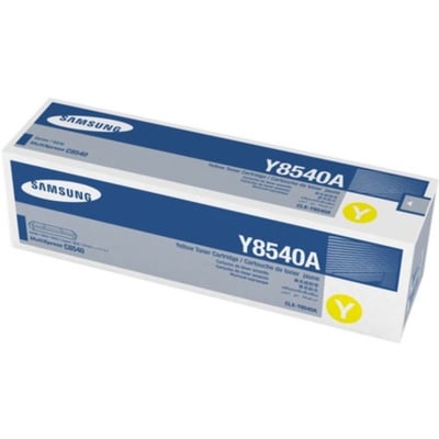 Samsung CLX-Y8540A Laser Toner Cartridge CLX-Y8540A (CLX-Y8540A/XAA) - Yellow - 1 Pack