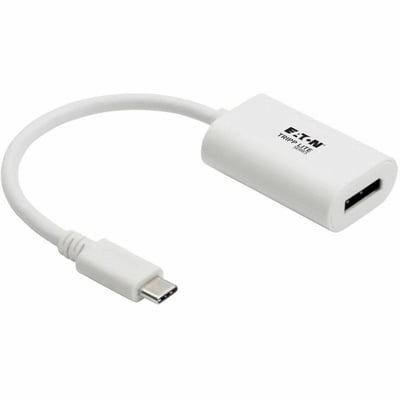 Tripp Lite by Eaton USB C to DisplayPort Adapter Converter 4K White USB Type C to DP