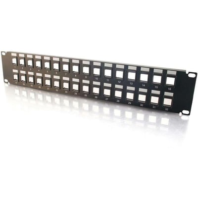 32PORT BLANK KEYSTONE PATCH PANEL