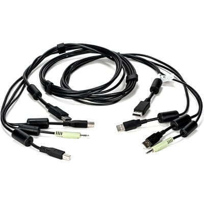 Vertiv Avocent USB Keyboard and Mouse, DisplayPort and Audio Cable, 6 ft. for Vertiv Avocent SV and SC Series Switches
