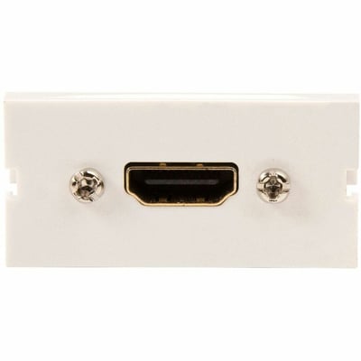 Ortronics Series II, HDMI Coupler, 1-Unit, Cloud White