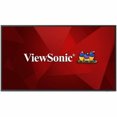 ViewSonic Commercial Display CDE6520-W - 4K 24/7 Operation, Integrated Software, 3GB RAM, 16GB Storage - 450 cd/m2 - 65"