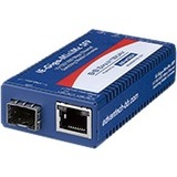 MINIMC TX/SFP, MINIATURE MEDIA CONVERTER, 1000TX, LFPT, SFP, W/ AC ADAPTER
