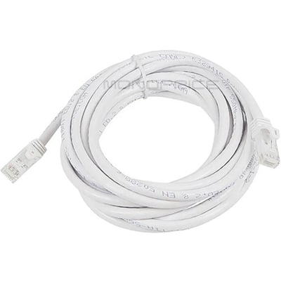 FLEXBOOT CAT6 24AWG  CABLE_ 14FT WHITE