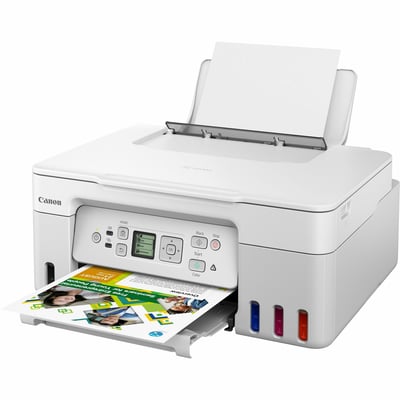 Canon PIXMA G3270 Wireless Inkjet Multifunction Printer - Color - White