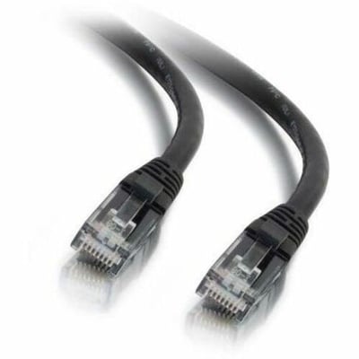 Quiktron Q-Series Patch Cords, CAT6, booted, Black, 25 FT