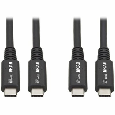 Tripp Lite by Eaton USB4 40Gbps Cable (M/M) - USB-C 8K 60 Hz 100W PD Charging Black 31 in. (0.8 m)