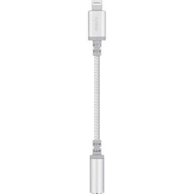 Moshi Integra Lightning to 3.5 mm Headphone Jack Adapter, Ultra-durable IntegraCore Spine, Phone Call Pass-through