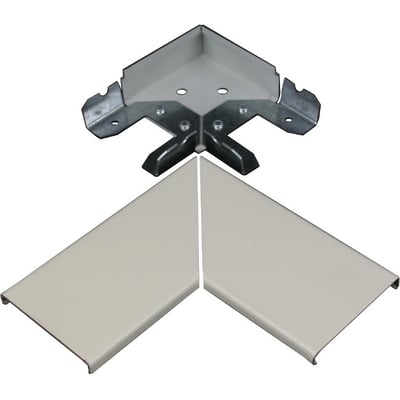 On-Q 2400 Flat Elbow Fitting, Fog White