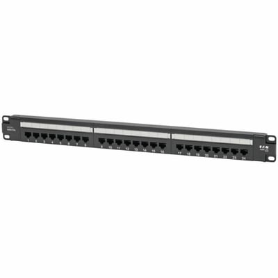 Tripp Lite by Eaton Cat6 24-Port Patch Panel - PoE+ Compliant 110/Krone 568A/B RJ45 Ethernet 1U Rack-Mount TAA