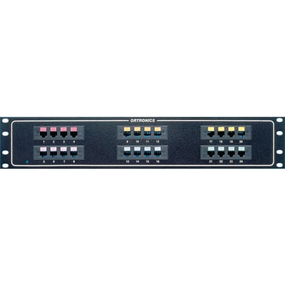 Ortronics OR-808004921 24-Port Audio/Network Patch Panel