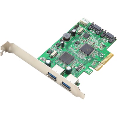 SYBA Multimedia PCI-e 2.0 to USB 3.0 and SATA 6Gbps Combo Card