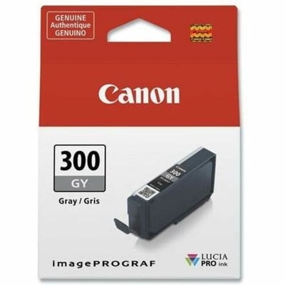 Canon LUCIA PRO PFI-300 Original Inkjet Ink Cartridge - Single Pack - Gray - 1 / Pack