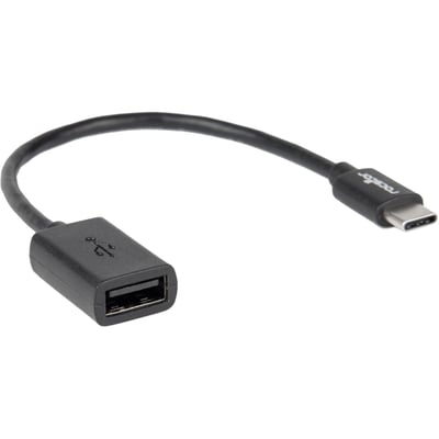 Rocstor Premium 6" USB-C to USB-A Adapter M/F - USB 2.0 - USB Type C to A Converter - For use of USB C devices such as Macbook Pro, MacBook, Chromebook, and other USB-C devices - 1 Pack - 1 x USB Type C Male - 1 x USB Type A
