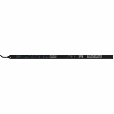 MS PDU 32AMP (20)C13 (4)C19 ERFORATED 800MM X 42RU BLACK