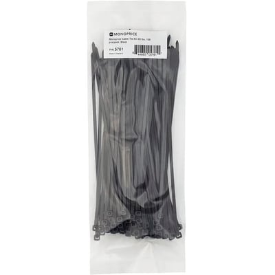 CABLE TIE 8 INCH 40LBS_ 100PCS/PK BLACK