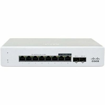 MERAKI MS130-8P CLOUD MANAGED 8GE 120W POE SWITCH