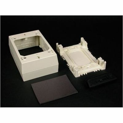 Wiremold Device Box Fitting Series - Magnetic Deep Box - Ivory