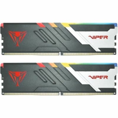 PATRIOT VIPER VENOM DDR5 64GB 5600MT/S RGB CL40 BLK/SIR HS DUAL KIT