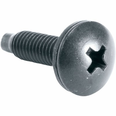 Middle Atlantic 10-32 Rack Screws - Truss-Head - 0.8in Length - 25 Count - Black