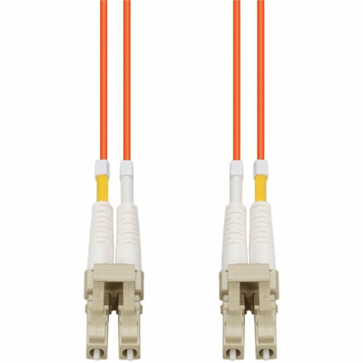 AddOn 2m LC to LC Orange OM4 Duplex OFNP (Plenum-Rated) TAA Fiber Patch Cable