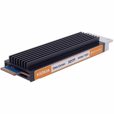 KIOXIA XD7P KXDZ1RJJ7T68 7.50 TB Solid State Drive - E1.S (9.5 mm) Internal - PCI Express NVMe (PCI Express NVMe 5.0 x2)