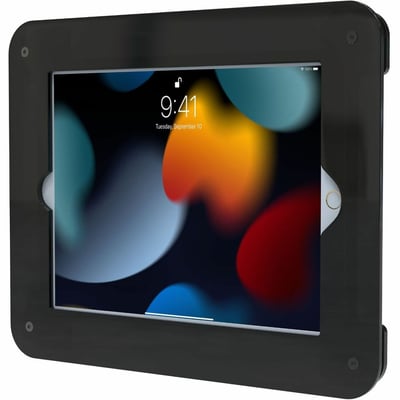 CTA Digital Acrylic Security VESA Enclosure for iPad 10.2 Series, iPad Air3, and iPad Pro 10.5 (Black)