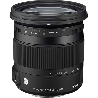 Sigma - 17 mm to 70 mm - f/22 - f/2.8 - Macro Zoom Lens for Nikon F