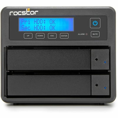 ROCPRO U33 RAID-40TB(2X20TB)72K USB 3.2 GEN 210GBPS -RAID 0/1 -TAA